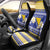 Personalized Bosnia and Herzegovina Christmas Car Seat Cover Coat Of Arms Srecan Bozic - Wonder Print Shop