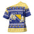 Personalized Bosnia and Herzegovina Christmas Cross Shoulder Shirt Coat Of Arms Srecan Bozic - Wonder Print Shop