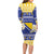 Personalized Bosnia and Herzegovina Christmas Family Matching Long Sleeve Bodycon Dress and Hawaiian Shirt Coat Of Arms Srecan Bozic - Wonder Print Shop