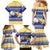 Personalized Bosnia and Herzegovina Christmas Family Matching Mermaid Dress and Hawaiian Shirt Coat Of Arms Srecan Bozic - Wonder Print Shop