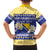 Personalized Bosnia and Herzegovina Christmas Family Matching Off Shoulder Maxi Dress and Hawaiian Shirt Coat Of Arms Srecan Bozic - Wonder Print Shop