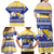 Personalized Bosnia and Herzegovina Christmas Family Matching Off Shoulder Maxi Dress and Hawaiian Shirt Coat Of Arms Srecan Bozic - Wonder Print Shop