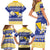 Personalized Bosnia and Herzegovina Christmas Family Matching Short Sleeve Bodycon Dress and Hawaiian Shirt Coat Of Arms Srecan Bozic - Wonder Print Shop
