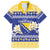 Personalized Bosnia and Herzegovina Christmas Family Matching Short Sleeve Bodycon Dress and Hawaiian Shirt Coat Of Arms Srecan Bozic - Wonder Print Shop