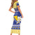 Personalized Bosnia and Herzegovina Christmas Family Matching Short Sleeve Bodycon Dress and Hawaiian Shirt Coat Of Arms Srecan Bozic - Wonder Print Shop
