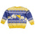 Personalized Bosnia and Herzegovina Christmas Kid Ugly Christmas Sweater Coat Of Arms Srecan Bozic - Wonder Print Shop