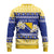Personalized Bosnia and Herzegovina Christmas Ugly Christmas Sweater Coat Of Arms Srecan Bozic - Wonder Print Shop