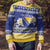 Personalized Bosnia and Herzegovina Christmas Ugly Christmas Sweater Coat Of Arms Srecan Bozic - Wonder Print Shop