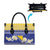 Personalized Bosnia and Herzegovina Christmas Leather Bag Coat Of Arms Srecan Bozic - Wonder Print Shop