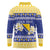 Personalized Bosnia and Herzegovina Christmas Long Sleeve Polo Shirt Coat Of Arms Srecan Bozic - Wonder Print Shop