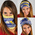 Personalized Bosnia and Herzegovina Christmas Neck Gaiter Coat Of Arms Srecan Bozic - Wonder Print Shop
