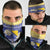 Personalized Bosnia and Herzegovina Christmas Neck Gaiter Coat Of Arms Srecan Bozic - Wonder Print Shop