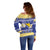 Personalized Bosnia and Herzegovina Christmas Off Shoulder Sweater Coat Of Arms Srecan Bozic - Wonder Print Shop