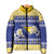 Personalized Bosnia and Herzegovina Christmas Padded Jacket Coat Of Arms Srecan Bozic - Wonder Print Shop