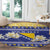 Personalized Bosnia and Herzegovina Christmas Round Carpet Coat Of Arms Srecan Bozic - Wonder Print Shop