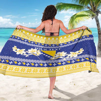 Personalized Bosnia and Herzegovina Christmas Sarong Coat Of Arms Srecan Bozic - Wonder Print Shop