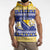 Personalized Bosnia and Herzegovina Christmas Sleeveless Hoodie Coat Of Arms Srecan Bozic - Wonder Print Shop