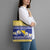 Personalized Bosnia and Herzegovina Christmas Tote Bag Coat Of Arms Srecan Bozic - Wonder Print Shop