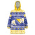 Personalized Bosnia and Herzegovina Christmas Wearable Blanket Hoodie Coat Of Arms Srecan Bozic - Wonder Print Shop