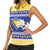 Personalized Bosnia and Herzegovina Christmas Women Sleeveless Polo Shirt Coat Of Arms Srecan Bozic - Wonder Print Shop