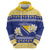 Personalized Bosnia and Herzegovina Christmas Zip Hoodie Coat Of Arms Srecan Bozic - Wonder Print Shop