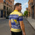 Personalized Bosnia and Herzegovina Christmas Zipper Polo Shirt Coat Of Arms Srecan Bozic - Wonder Print Shop