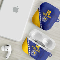 Custom Bosnia and Herzegovina Football AirPods Case Go Champion Sporty Style - Wonder Print Shop