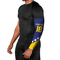 Custom Bosnia and Herzegovina Football Arm Sleeves Go Champion Sporty Style - Wonder Print Shop