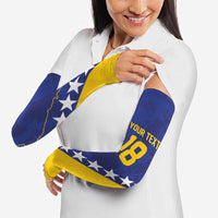 Custom Bosnia and Herzegovina Football Arm Sleeves Go Champion Sporty Style - Wonder Print Shop