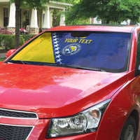 Custom Bosnia and Herzegovina Football Auto Sun Shade Go Champion Sporty Style - Wonder Print Shop