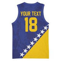 Custom Bosnia and Herzegovina Football Basketball Jersey Go Champion Sporty Style - Wonder Print Shop