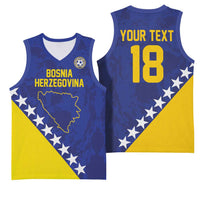 Custom Bosnia and Herzegovina Football Basketball Jersey Go Champion Sporty Style - Wonder Print Shop