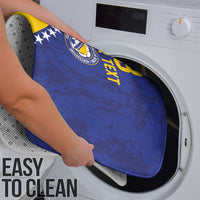 Custom Bosnia and Herzegovina Football Bathroom Set Go Champion Sporty Style - Wonder Print Shop