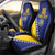 Custom Bosnia and Herzegovina Football Car Seat Cover Go Champion Sporty Style - Wonder Print Shop