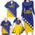 Custom Bosnia and Herzegovina Football Family Matching Long Sleeve Bodycon Dress and Hawaiian Shirt Go Champion Sporty Style - Wonder Print Shop