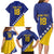 Custom Bosnia and Herzegovina Football Family Matching Long Sleeve Bodycon Dress and Hawaiian Shirt Go Champion Sporty Style - Wonder Print Shop