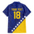 Custom Bosnia and Herzegovina Football Family Matching Mermaid Dress and Hawaiian Shirt Go Champion Sporty Style - Wonder Print Shop