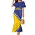 Custom Bosnia and Herzegovina Football Family Matching Mermaid Dress and Hawaiian Shirt Go Champion Sporty Style - Wonder Print Shop