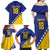 Custom Bosnia and Herzegovina Football Family Matching Off Shoulder Maxi Dress and Hawaiian Shirt Go Champion Sporty Style - Wonder Print Shop