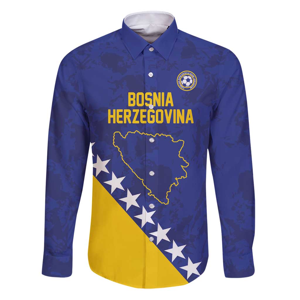 Custom Bosnia and Herzegovina Football Family Matching Puletasi and Hawaiian Shirt Go Champion Sporty Style - Wonder Print Shop