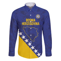 Custom Bosnia and Herzegovina Football Family Matching Puletasi and Hawaiian Shirt Go Champion Sporty Style - Wonder Print Shop