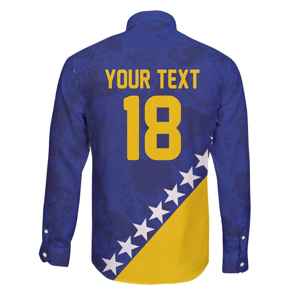 Custom Bosnia and Herzegovina Football Family Matching Puletasi and Hawaiian Shirt Go Champion Sporty Style - Wonder Print Shop