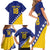 Custom Bosnia and Herzegovina Football Family Matching Short Sleeve Bodycon Dress and Hawaiian Shirt Go Champion Sporty Style - Wonder Print Shop