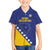 Custom Bosnia and Herzegovina Football Family Matching Summer Maxi Dress and Hawaiian Shirt Go Champion Sporty Style - Wonder Print Shop