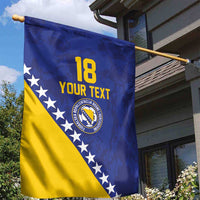 Custom Bosnia and Herzegovina Football Garden Flag Go Champion Sporty Style - Wonder Print Shop