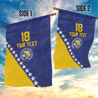 Custom Bosnia and Herzegovina Football Garden Flag Go Champion Sporty Style - Wonder Print Shop