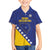 Custom Bosnia and Herzegovina Football Kid Hawaiian Shirt Go Champion Sporty Style - Wonder Print Shop