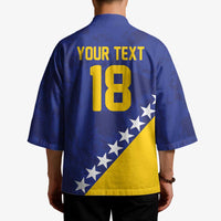 Custom Bosnia and Herzegovina Football Kimono Go Champion Sporty Style - Wonder Print Shop