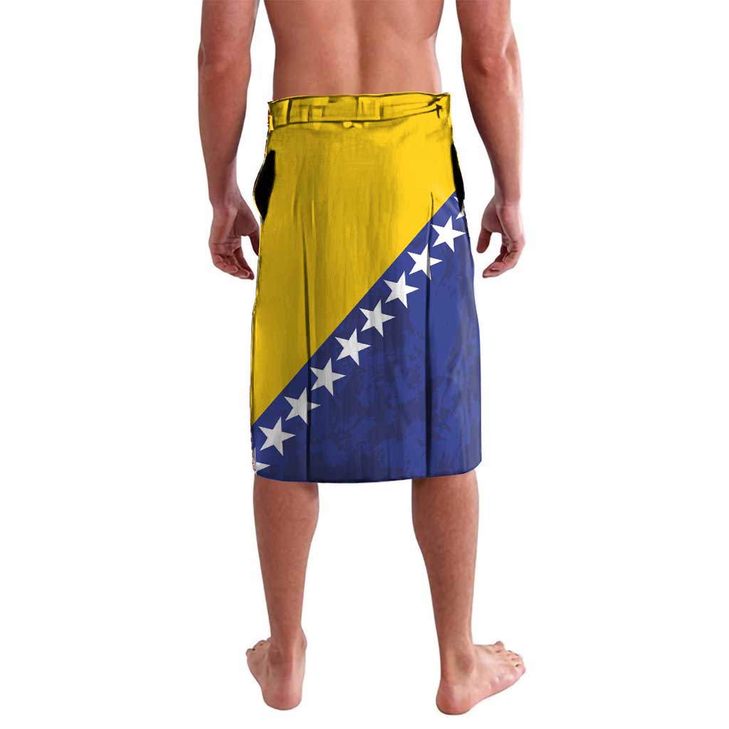 Custom Bosnia and Herzegovina Football Lavalava Go Champion Sporty Style - Wonder Print Shop