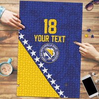 Custom Bosnia and Herzegovina Football Puzzle Go Champion Sporty Style - Wonder Print Shop